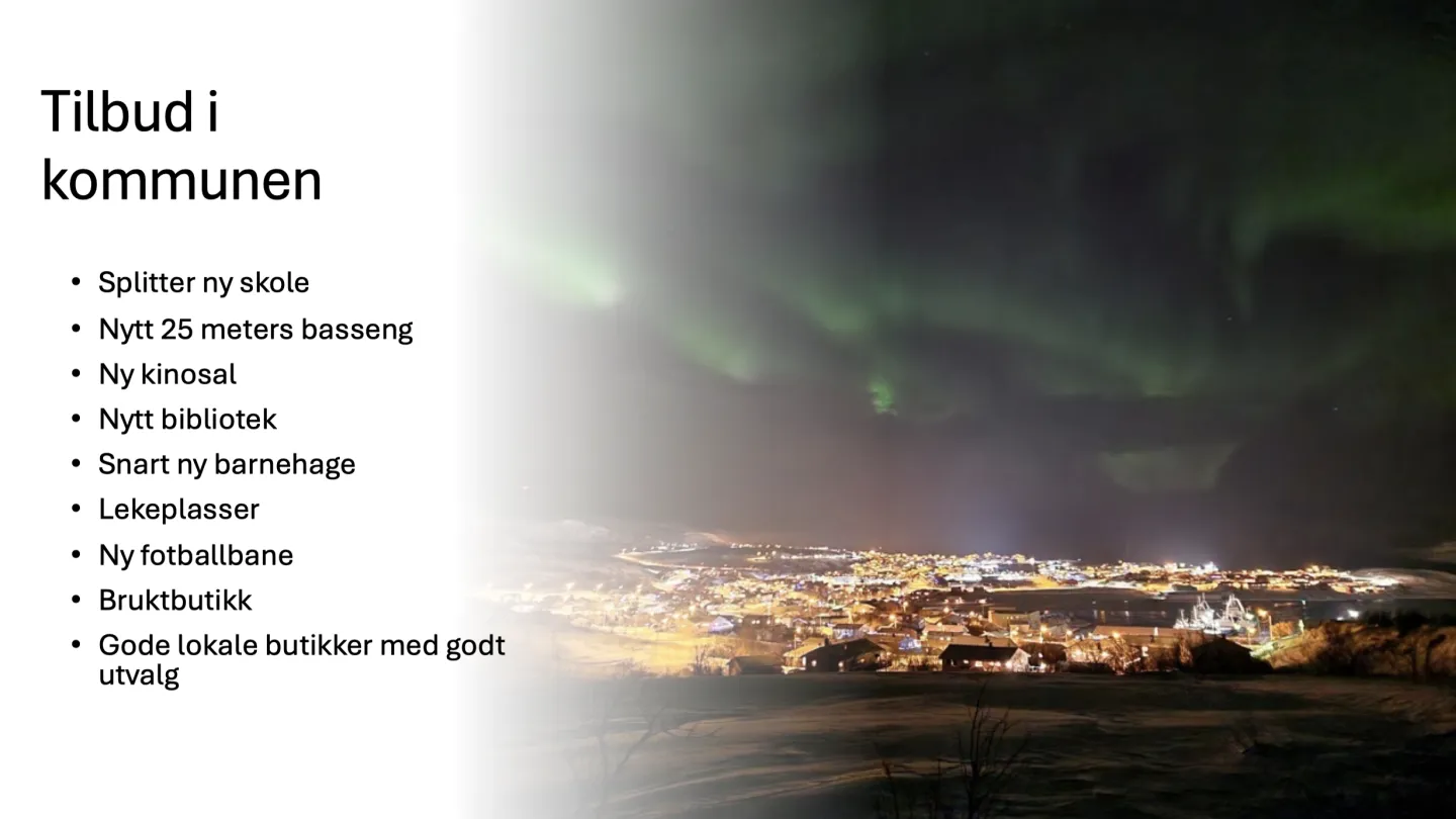 Tilbud i kommunen Båtsfjord