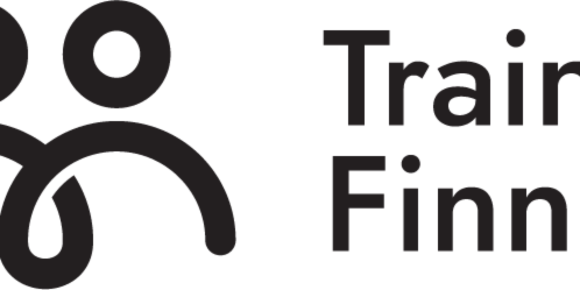Svart logo sidestilt trainee